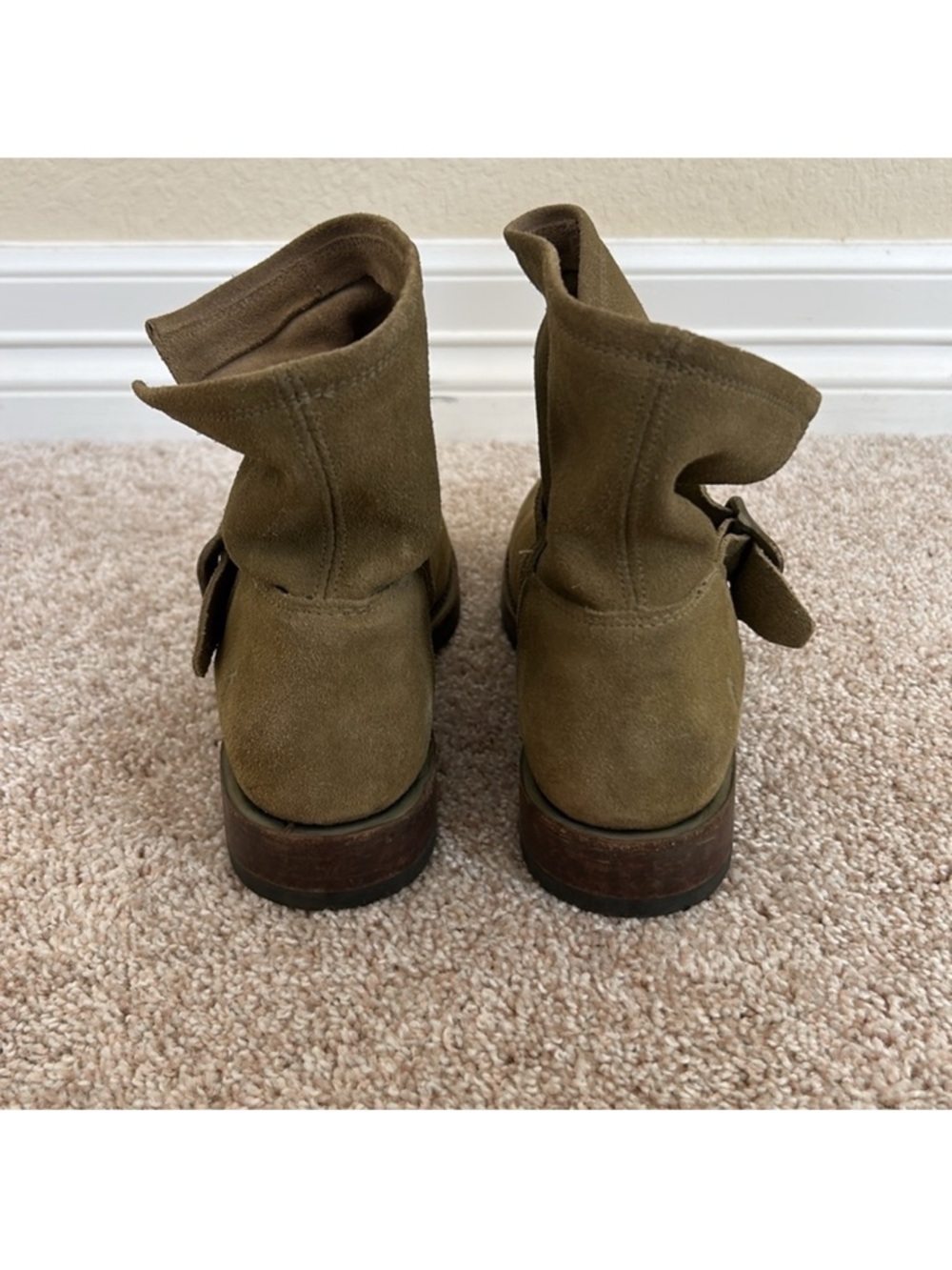 Frye Veronica Suede Boots - Sage sz 8 suede - Picture 7 of 10